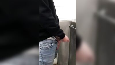 German Uncut Twink - Exposed on Spyhole Cam!