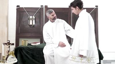 Gay Porn Blessing: The Step Son and Father Action