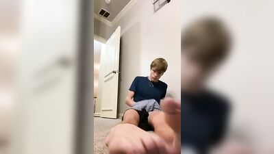 Gavins Undie Jerkoff Revamped - Web-Cam Solo Gay Porn Video!