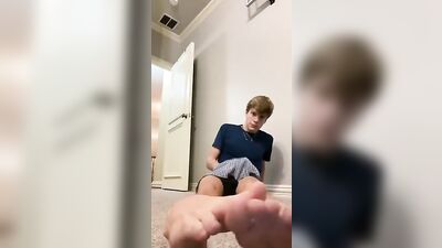 Gavins Undie Jerkoff Revamped - Web-Cam Solo Gay Porn Video!