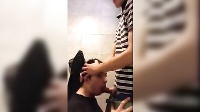 Restroom Revenge: Amateur Oral Web-Cam Orgasms