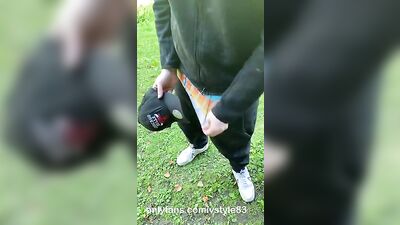 Cum on Cap Boys Porn - Get Ready for the Ultimate Public Outdoor Masturbation Adventure!