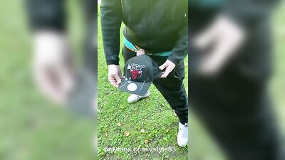 Cum on Cap Boys Porn - Get Ready for the Ultimate Public Outdoor Masturbation Adventure!