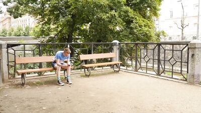 Raw Park Fucks: Two Blond Boys Bareback in Gay Porn Meeting