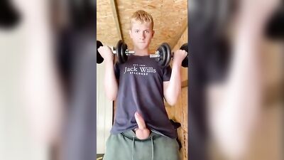 Boys Porn - Giving His Dick A Workout!