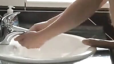 Twink Bathroom Adventure: Bedroom Oral Delight