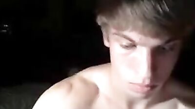 Young Blonde Hunk Strips for Gay Cam Boys Porn!
