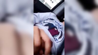 In Daddys Car: Amateur Cum Shots and Handjobs