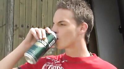 Car Boys - In and out of the car bareback public sex