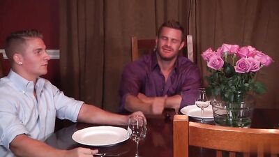 Gangbang With The Houseboy: Three Friends Share Johnny Rapids Ass!