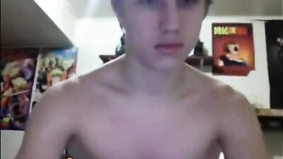 Thrusting Twink with Nice Bush Pumps Hos Jizz - Gay Porn Video