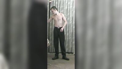 Young Stripper Boy Fresh Meat! First Time Bareback Gang Bang