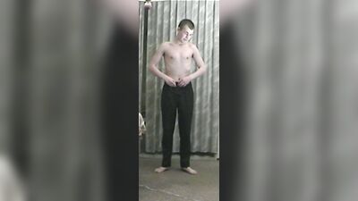 Young Stripper Boy Fresh Meat! First Time Bareback Gang Bang