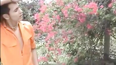 Latino Gardeners Son Gets Fucked in the Ass by Young Pruning Twink