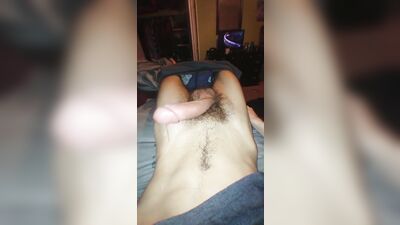 Big Hairy Cock Eruption: Manual Handjob Boys Porn!