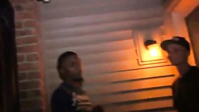 Black Twink Porn White Couple: Hardcore Cumshot Action with Skinny White Boy