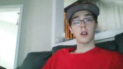 Cure Nerd Cums Again! - Gay Porn Abs-olutely Intense Cum Shots