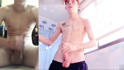 Gay Teen Skater Webcam Porn: Friends and Amateurs Handjobs Reunite!