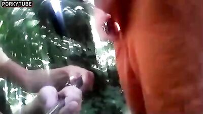 Gay Teen Selfie Stick Adventure - Amature Fun Oral!