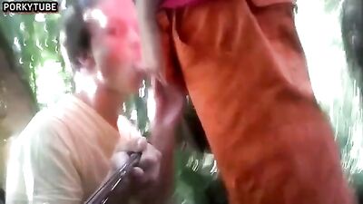 Gay Teen Selfie Stick Adventure - Amature Fun Oral!