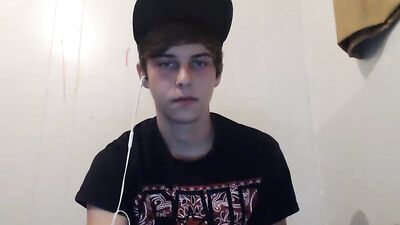 Gay Porn Star Cam Show: Ink & Sex with Hot College Boy