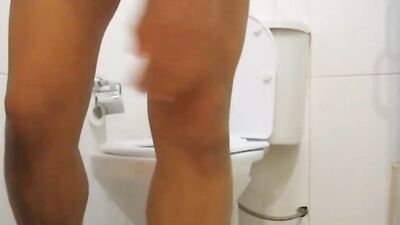 Jerking off and shooting creamy load! Hot white briefs boys porn video!