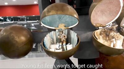 Young Fit Teen Gets Caught on Webcam