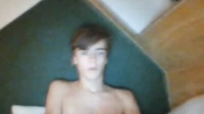 Online Hairy Cock Beats Off with Hot Twinks: Gay Porn Video