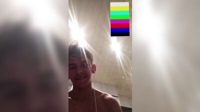 Young Solo Boy On Floor: Skinny Gay Porn Joys