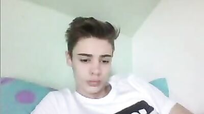 Pretty Boy Porn Stars Shoot A Load: Web-Cam Cum Shots