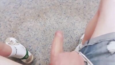 Subway Flasher - Boys Porn: Public Outside Exposure