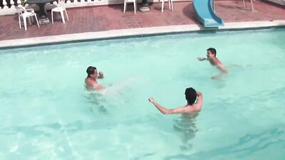 Outdoor Threesome Hardcore Gay Porn Videos: Trio Action Bareback