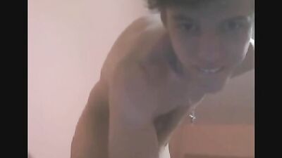 Twink Boy Masturbates with Joy - Gay Solo Porn