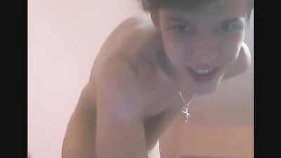 Twink Boy Masturbates with Joy - Gay Solo Porn