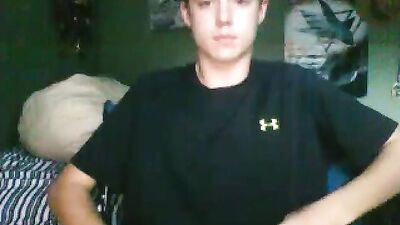 Gay Porn Straight Guy Cums For Cam Girl!