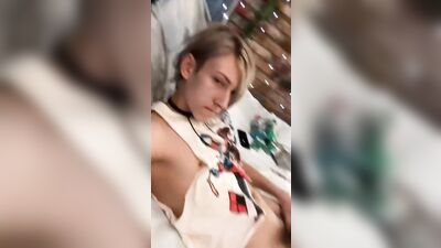 Variations of a Big-Dicked Boy: Amateur Blond Boys Cum Shots!