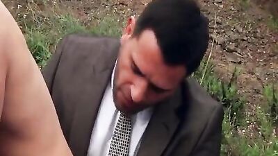 Gay Ride Payoff: Young Hitchhikers Ass Sale