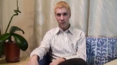 Russian Boy Niels Hard Cumshot Ass Show - Gay Porn Video