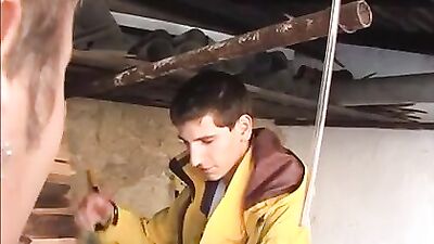 Twinks Laborer Boys Gay Porn: Vintage Action Cum Shots Oral Adventure!