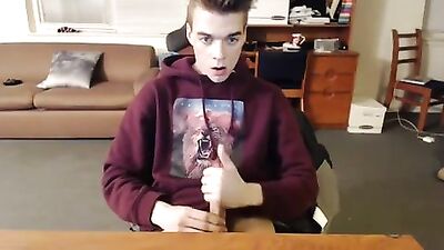 Gay Porn Twink Honey Home Alone Caught by Neighbor