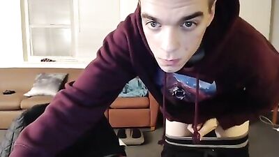 Gay Porn Twink Honey Home Alone Caught by Neighbor