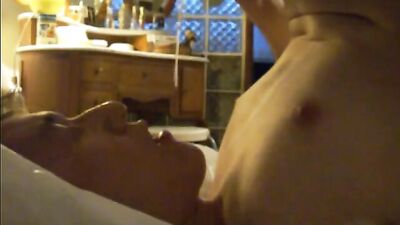 Asian Cum Eating Spree: Big Vanilla Shots!