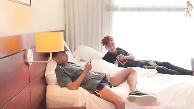 Latino Twink Threesome: Hot Fucking Amateur Gay Porn Video!