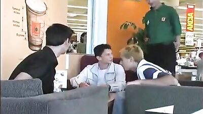 Triple Threat Gay Porn: Hardcore Action with Cum Shots and Group Sex!