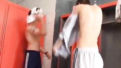 Gangbang with Skinny Twinks in Shower Fun!