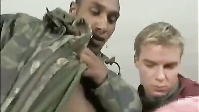 Black Guy Fucks Two White Twinks: Interracial Threesome Gay Porn