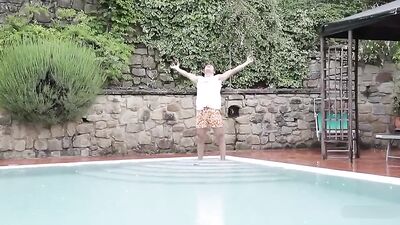 Passionate Italian Villa Bareback Fuck