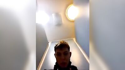 Straight in the Stalls! Hot Public Toilet Boys Gay Porn Action!