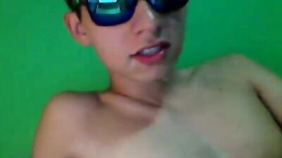 Gay Teen Monty Cumming in Shades Porn - Handjob and Solo Show!