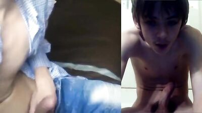 Gay Webcam Twink Porn: Amateur Blond Boys Handjob Voyeur!